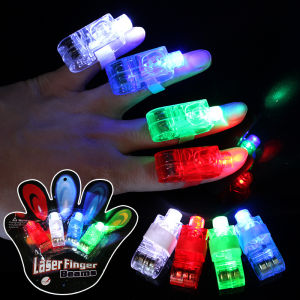 4 pieces Finger Light Toy Finger Laser Beam Toys Fight Light Party Favors
