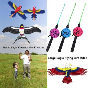 EASYEAH 35cm Plastic Eagle Kite Children Gift Cartoon Flying Bird Kites  DIY Toy Large Eagle Kites Garden Outdoor Sports