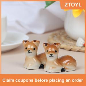 【ZTOYL】 Đũa gốm hình hươu Sika dễ thương để sử dụng hàng ngày giá để đũa giá để đũa