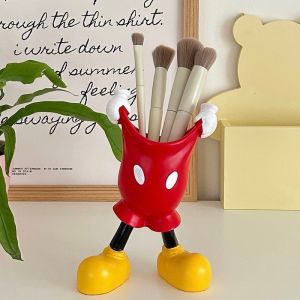 【Blazed】แจกันดอกไม้ กล่องเก็บของ ลายการ์ตูนมิกกี้เมาส์ ที่ใส่ปากกาน่ารัก ที่วางแปรงแต่งหน้า