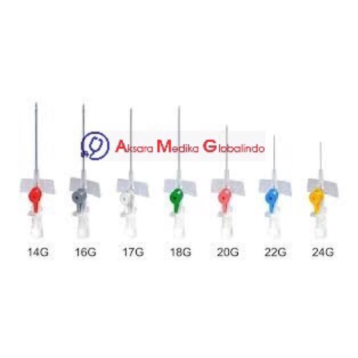 IV. CATHETER/ABOCATH/JARUM INFUS WITH WING 16.18.20.22.24.26G