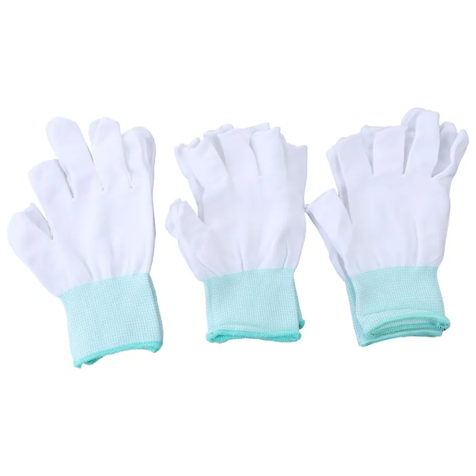 Ladies Full Hand Gloves and Sun Protection White Gloves Women pack of 2pair