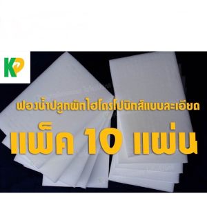 ฟองน้ำเพาะเมล็ด ชุด 10 แผ่น [ไร้ขอบ] แบบละเอียด ปลูกผักไฮโดรโปนิกส์ ผักสลัด | KP การเกษตร