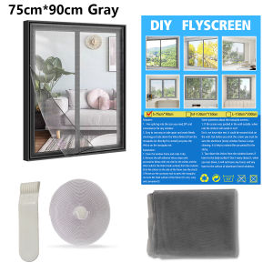 Anti Mosquito Net DIY Removable Large Window Screen Insect Window Net Insect Fly Bug Mosquito Moth Door Netting Window Screen Net Mosquito Screening Net With Magic Velcro
