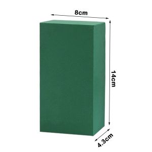 GRACETEN Green Flower Arrangement Foam Rectangle Shape Drying Wet Function DIY Flower Holder DIY Absorbent Floral Foam Blocks For Flower Arrangements