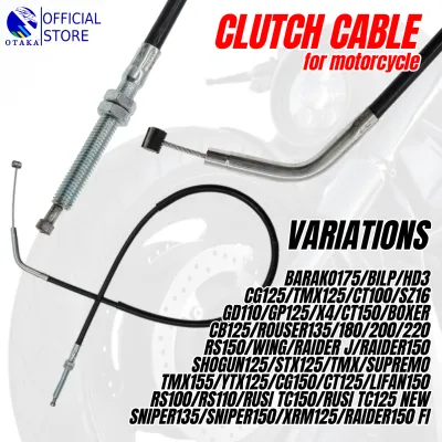 OTAKA MOTORCYCLE PARTS CLUTCH CABLE FOR / CT100 / TMX155 / RUSI125 / SNIPER135 / CB125 / BARAKO 175