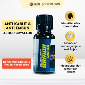 ARMOR CRYSTALIN BY MOORMILES | CAIRAN ANTI EMBUN & KABUT I ANTI FOG UNTUK KACA MOBIL KACAMATA HELM