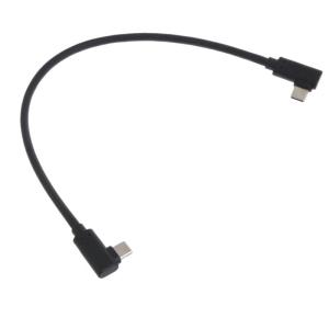 60W USB C để USB C Cáp 11.8 loại C để Loại C Cáp USBC để USBC Cáp sạc nhanh góc phải 10gbps Cáp dữ liệu