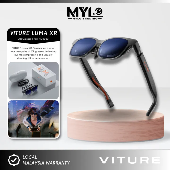 (READY STOCK) - VITURE Luma Ultra | Luma Cyber 2077 XR Glasses 146" 120Hz 1200p Display Smart Glasses for Android | Mac | PC | Steam Deck
