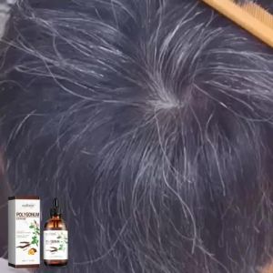 EELHOE Polygonum multiflorum extract Nourishes hair roots thickens hair reduces dryness smooths and covers gray hair moisturizing essence