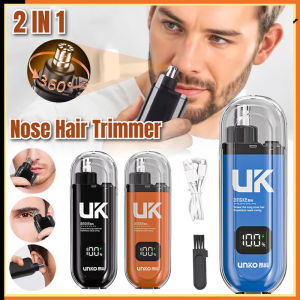 Electric Nose Hair Trimmer Portable Beard Trimmer for Man USB Trimmer Ear and Nose Haircut Machine