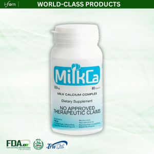 MILKCA Milk Calcium Complex 60 Capsules  100% I-FERN ORIGINAL