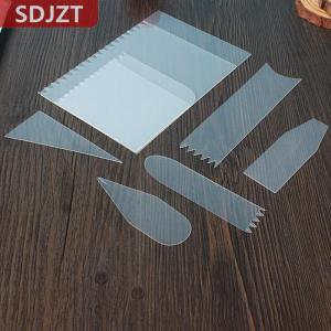 [COD] SDJZT 9ชิ้นที่ขูดเค้กครีมไม้พายที่ตัดเค้กแม่พิมพ์ขนมอบเครื่องมือตกแต่ง