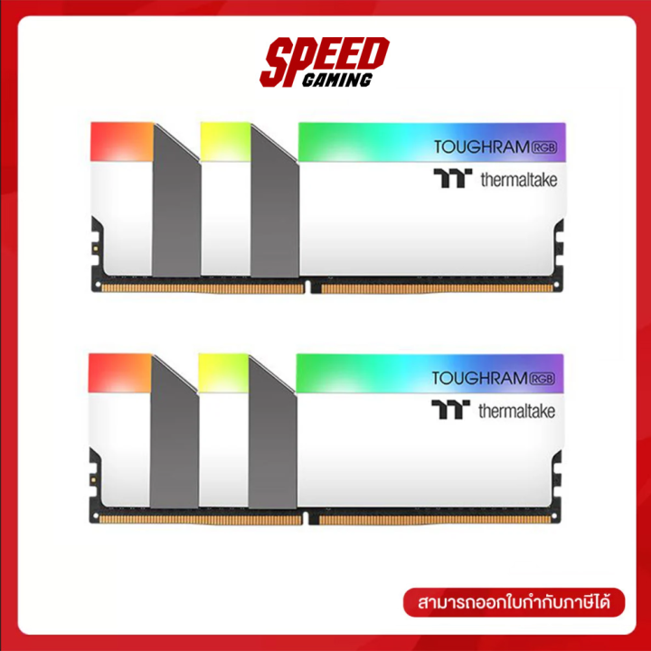 16GB (8GBx2) DDR4/3200 RAM PC THERMALTAKE TOUGHRAM RGB WHITE