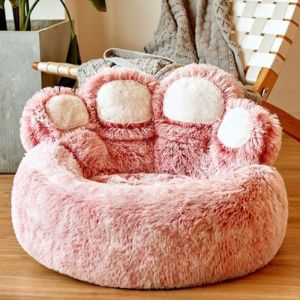 MINIFELE 262 Warm Soft Dog Bed Cozy Deep Sleep Pet Products 50cm Pets Kennel Mat Winter