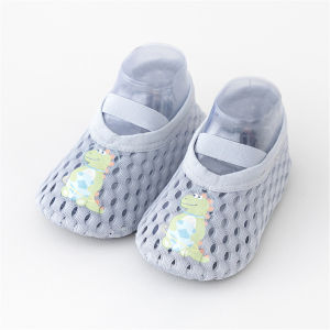 AILEBE Baby Socks Breathable Mesh Anti-Slip Cartoon Socks Class A Skin-Friendly Boneless No Rub Silicone Non-Slip Sole Safe For Toddler Walking High-Elastic Stay-Put Ankle Cute Prints For Baby Boys Girls 0-3 Years Spring Summer Pambahay OOTD