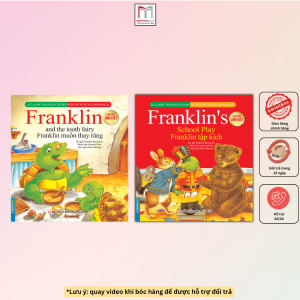 Sách-Combo 2c Bộ truyện về chú rùa nhỏ Franklin - Franklin muốn thay răng và Franklin tập kịch