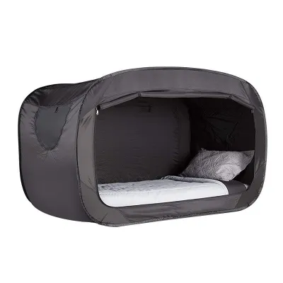 Outdoor Folding Tent Bed Fully Enclosed Independent Isolation Bed Curtain Mosquito Net Integrated Student Dormitory Dual-Use Shading Indoor office