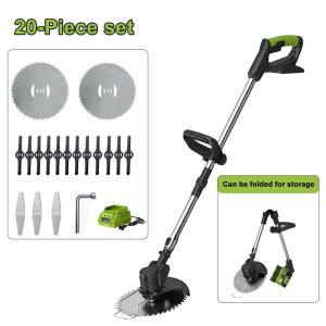 🔥YOUXIAN🔥 เครื่องตัดหญ้าไร้สายพับได้ 20V ใบมีด 3 แบบ 🌿⚡ ประหยัดพลังงาน แรงทน พกพาสะดวก! เหมาะสำหรับทุกพื้นที่ ตัดวัชพืช/กิ่งไม้/สนามหญ้า ด้วยแบตเตอรี่ใช้งานยาวนาน รับประกัน 1 ปีเต็ม