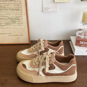 Ielgy Đỏ Hoài Cổ sneakers cho phụ nữ thiết kế thích hợp đa năng ren-up Giày