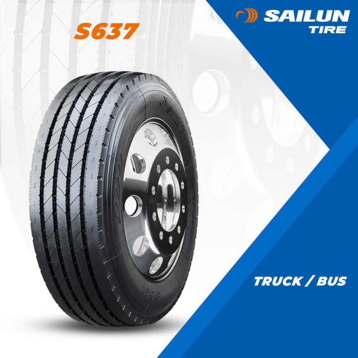 Sailun Tires r17.5 S637 215 75 R17.5 Radial 16PR RIB Tubeless Truck Bus ...