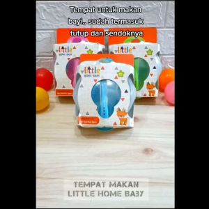 Tempat Makan Bayi Little Home Baby Sudah BPA Free Lunch Box Baby Tempat Makan Bayi Anti Slip Murah Perlengkapan Bayi Makan Minum Jayastore18