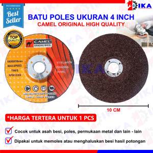 WD POLES Mata Gerinda Batu 4 inch x 6 mm bosch makita nippon / ASLI 100% GARANSI UANG KEMBALI
