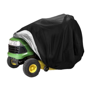 Premium Elastic Border Mower Cover Weather-resistant Defense PU Treated Oxford Cloth General Fit For Electric Mounting Tractors