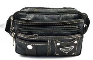 BS Men Waist Bag Travel Casual Sport Pouch Bag Chest Bag Crossbody Bag Kulit Minyak Beg Pinggang Lelaki