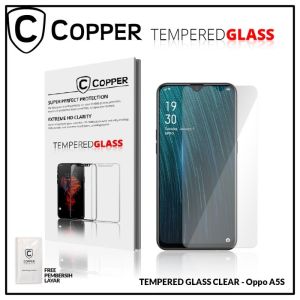 Oppo A5s - COPPER TEMPERED GLASS FULL CLEAR Anti Gores