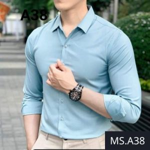 Áo Sơ Mi Nam Dài Tay Cao Cấp GIÁ SỐC Chất Liệu Lụa Mềm Mịn Kiểu Dáng Hàn Quốc Chống Nhăn Adam_fashion