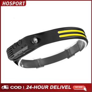 【NEW】 Outdoor Waterproof Headlamps for Camping and Hiking Rechargeable Head Torch with Type C Charging and Portable Design