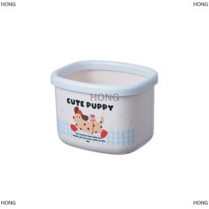 💞【Special price】💖HONG ถังขยะตั้งโต๊ะขนาดเล็กน่ารักพร้อมฝาปิดตะกร้าสุดสร้างสรรค์สำหรับหอพักโต๊ะเก็บของมีสไตล์ประหยัดพื้นที่ใช้งานได้จริงสำหรับห้องนอนในบ้าน