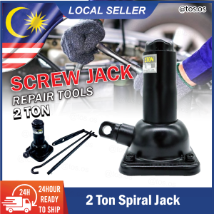 2 Ton Stand Upright Spiral Jack Bottle Jack Hydraulic Jack Automotive Floor Jack Kereta Repair Kereta