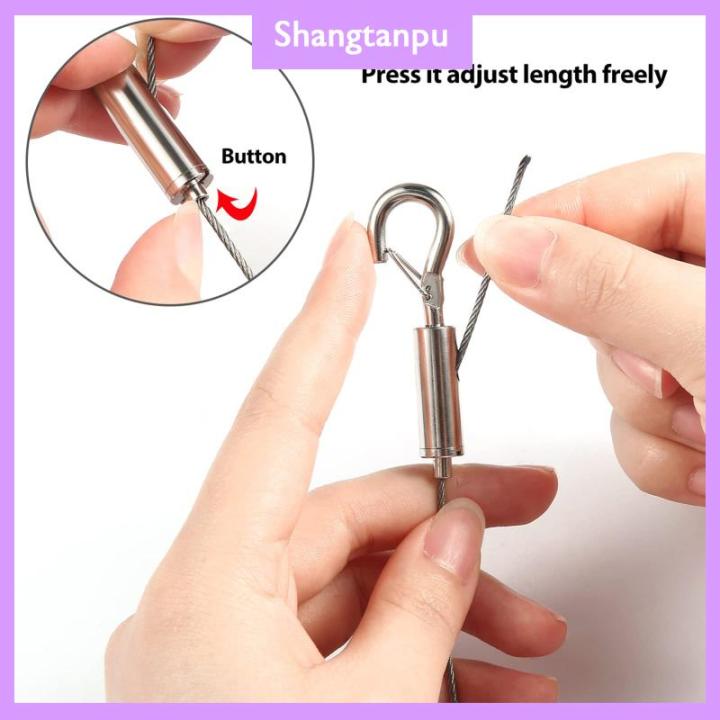 [shangtanpu] Adjustable Automatic Wire Rope With Double-headed Spring ...