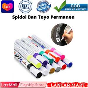 BISA BAYAR DI TEMPAT ! 100% ORIGINAL ! SPIDOL TOYO MARKER PAINT SPIDOL BAN TOYO PERMANEN ORIGINAL MURAH TERSEDIA WARNA GOLD HITAM PUTIH SILVER MERAH KUNING HIJAU BIRU