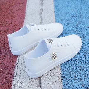 ใหม่ พร้อมส่งจากไทย รองเท้าผ้าใบ รองท้าผ้าใบน่ารักๆ รองเท้าแฟชั่นเกาหลี รองเท้าผ้าใบหญิงQP005