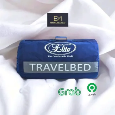 TERMURAH TRAVEL BED ELITE & SERENITY KASUR BUSA FOAM GULUNG EMPUK TEBAL LANTAI LIPAT PIKNIK TRAVELLING | COD