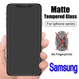 AG Frosted Tempered Glass for Samsung A55 S24 A34 5G A35 A15 A12 A32 A52 A72 A22 A02 A71 A30 A10 A50 A31 A52S A21S A02S 4G 5G S20 FE S10 Note10 Lite Anti-fingerprint Phone Screen Protector