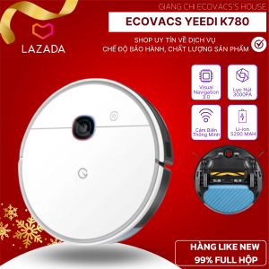 Trả góp 0% - Robot hút bụi lau nhà Ecovacs Yeedi K780 Pro - Dùng remote - Hàng Trưng Bày 99% - Lực hút khủng 3000pa - Dung lượng pin 5200
