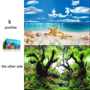 3d Marine Background for Aquarium Decorations Stickers & Goods Decoration Fish Tanks and Aquariums Accessories Aquascape