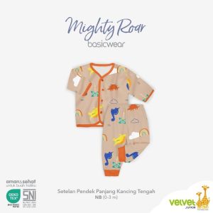 VELVET JUNIOR - SETELAN PANJANG KANCING DEPAN - BAJU ANAK - BAJU BAYI - SET BAJU ANAK