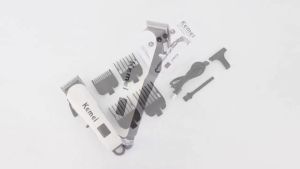 KM-809A Rechargeable Hair Clipper Set for Men Professional Electric Trimmer with LCD Display