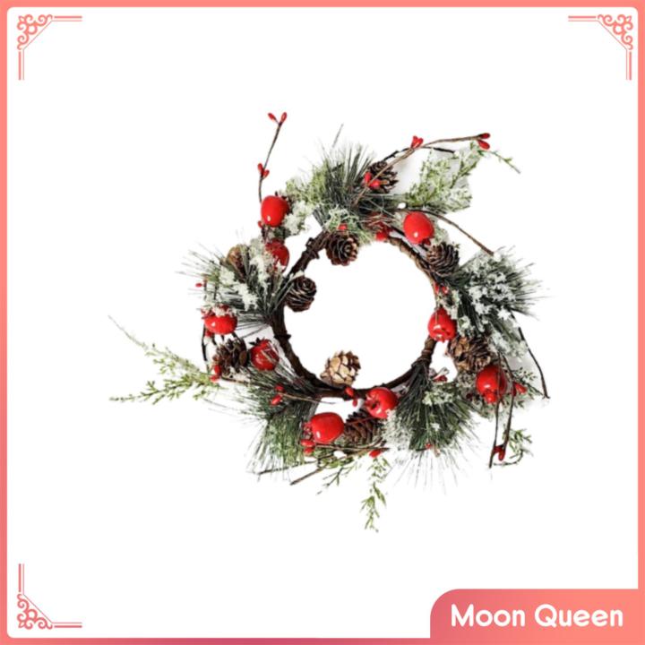 Mặt Trăng Nữ Hoàng nến giáng sinh Vòng Hoa Vòng Hoa Bảng Trung Tâm nhẫn ...