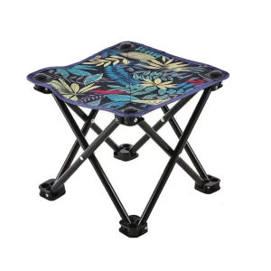 Outdoor Folding Chair Camping Stool Portable Folding Stool Portable Chair Mini Foldable Stool Fishing Stool for Adults Fishing Hiking Gardening and Beach with Carry Bag Folding Stool Lightweight Portable Sturdy Chair for Picnic Camping