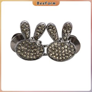 BeeFarm Fashion Rabbit Shape Tighten Waist Buckle Pins Waist Clip Adjustable Snap Detachable 1 Set