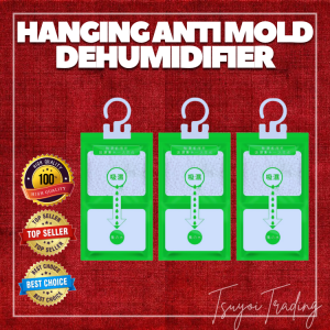 Top Seller HANGING DEHUMIDIFIER ANTI MOLD BAGS 3pcs | Dehumidification and Effectively Moisture Absorber | Suitable for Bedroom Car Cabinet | Reduces Excess Moistures | Efficient Humidity Control and Anti Mold Technology | Prevents Mold & Mildew Growth.