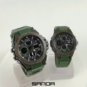 Sanda Fashion Couples Electronic Watch Niche Trendy Waterproof Electronic Watch High-end Versatile Sports Electronic Watch
