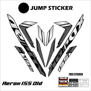 STIKER STRIPING AEROX OLD-LAMA GRAFIS VARIASI 042