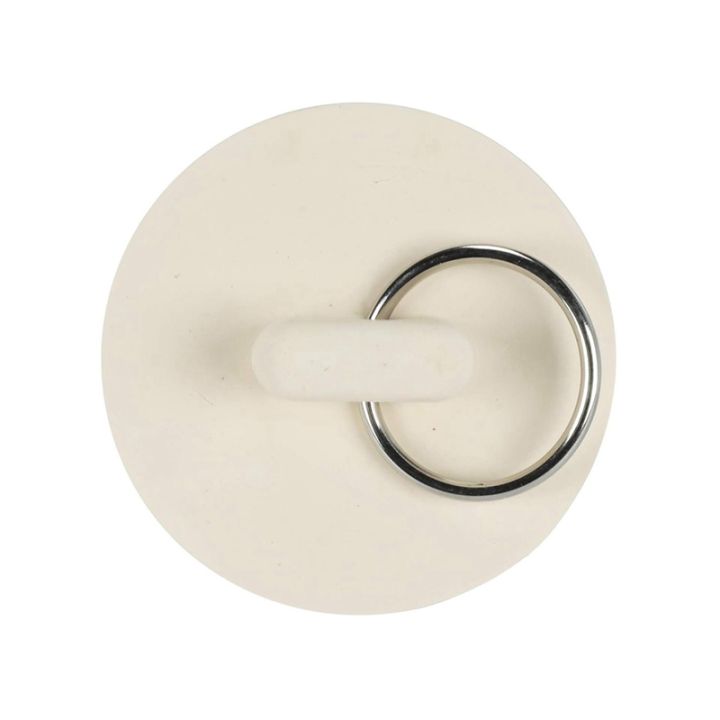 White Rubber Wash Basin Bathtub Plug Sink Plug Drain Pipe Plug Sink